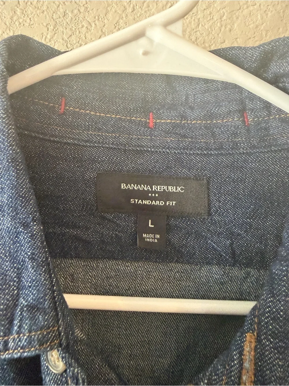 Banana Republic Men's Indigo Denim Button-Down Shirt